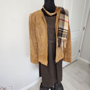 Mexx‎ Brown Linen Women's Dress